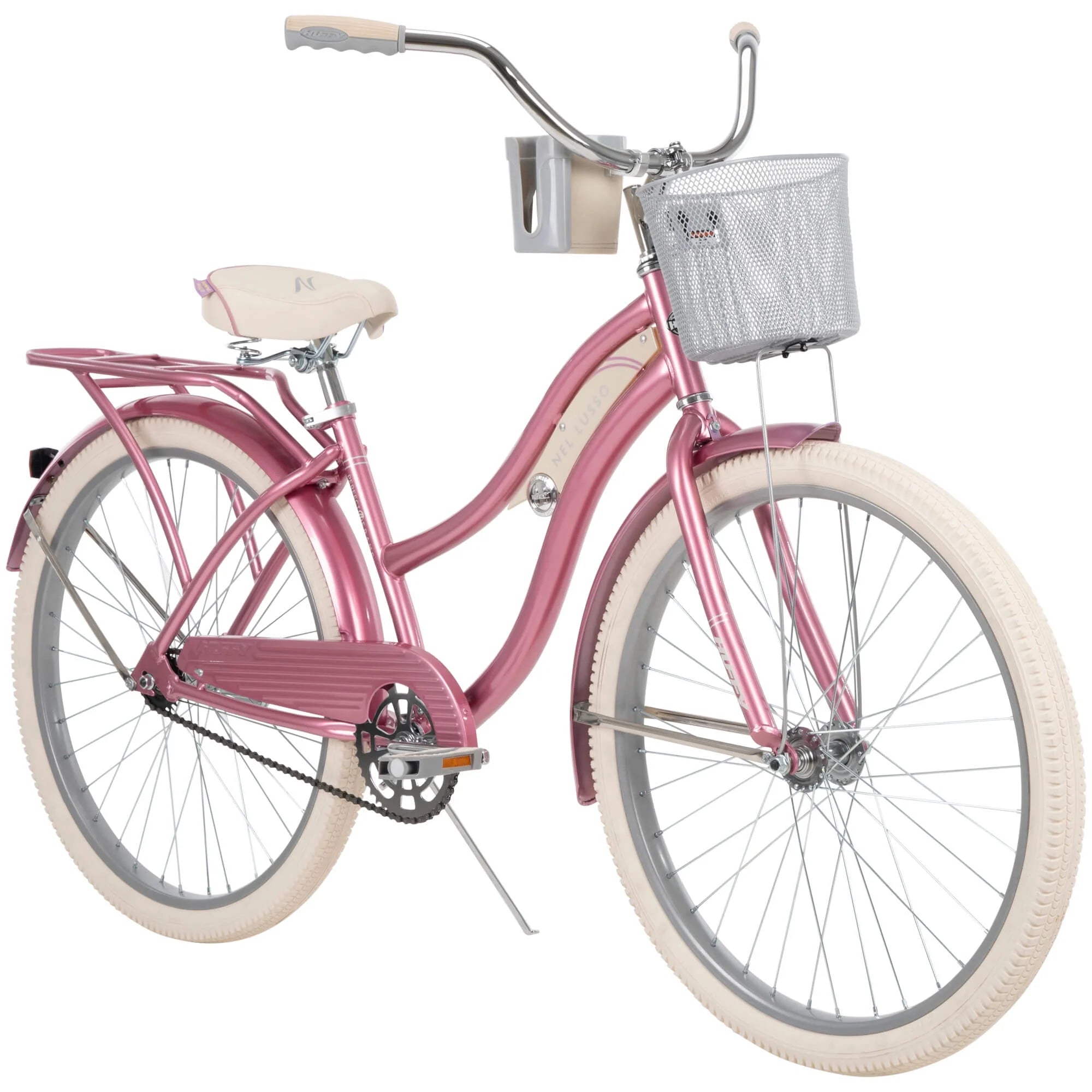 2026 Huffy, nel Lusso Classic Cruiser Bike with Perfect Fit Frame, Women's, Light Blue, 26"