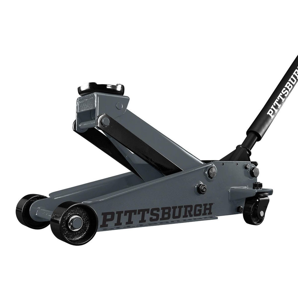 2026 PITTSBURGH 3 Ton Floor Jack with RAPID PUMP, Slate Gray