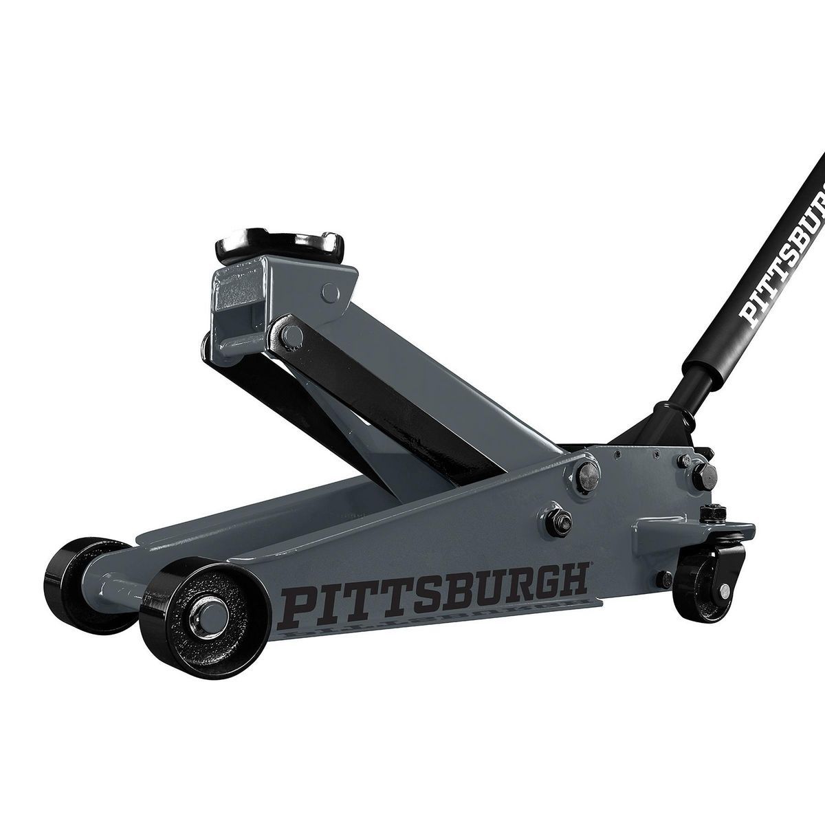 2026 PITTSBURGH 3 Ton Floor Jack with RAPID PUMP, Slate Gray