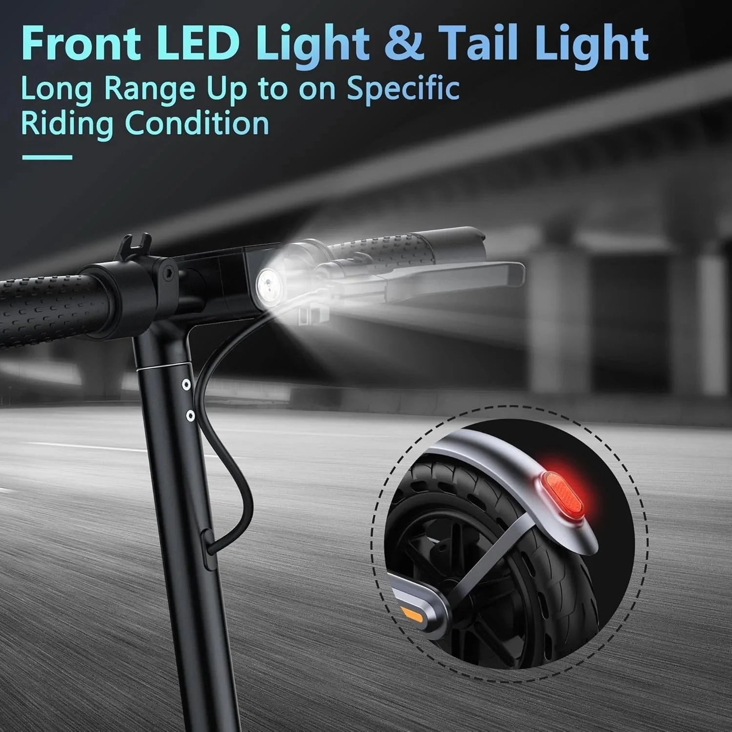 2026 Electric scooter, 350W/500W powerful motor, 8.5"/10" solid rubber tires, 19/22 mph, 28/21/12 mile range, dual brakes