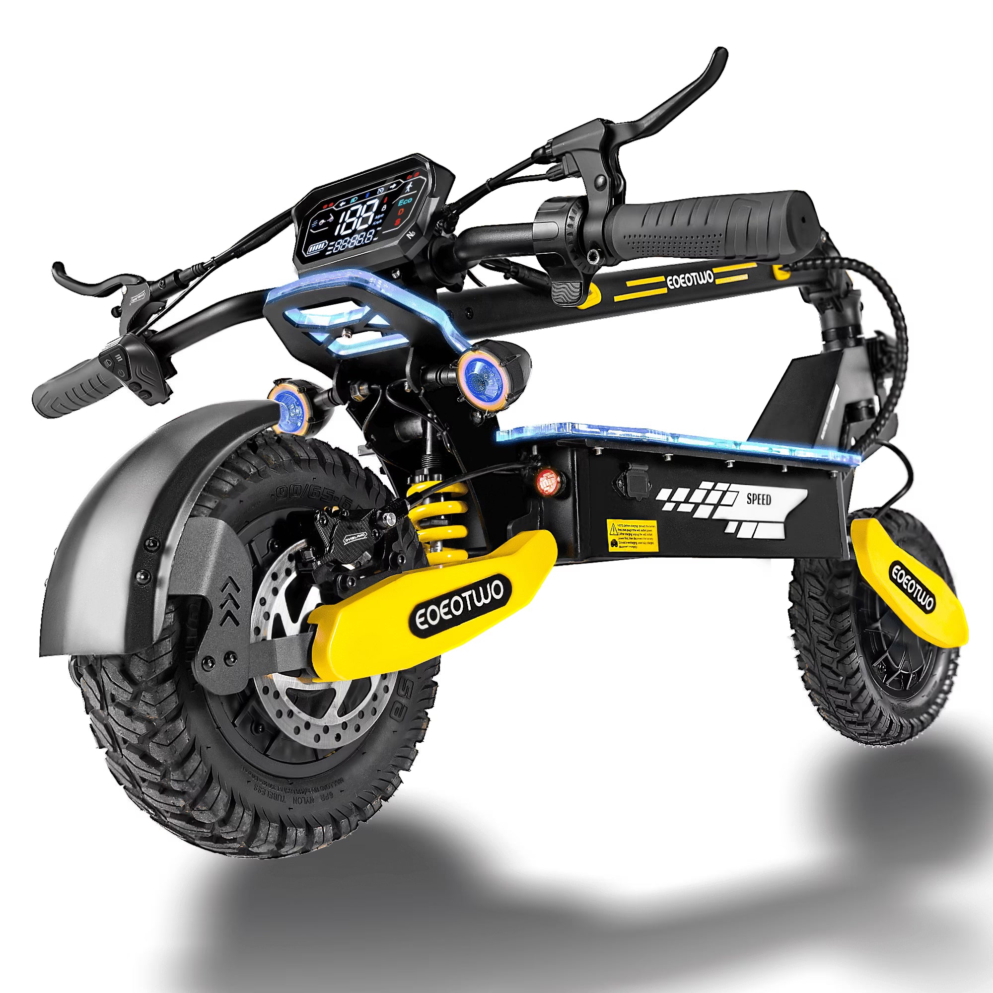 2026 Off Road Electric Scooter for Adults, 1200W Motor Fast E Scooter, Up to 28MPH Top Speed & 20Miles Long Range, 11" Off-Road Tires, 330lbs MAX Load, Foldable