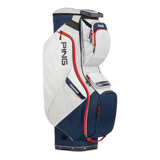 2026 Ping Traverse Cart Bag - Black White