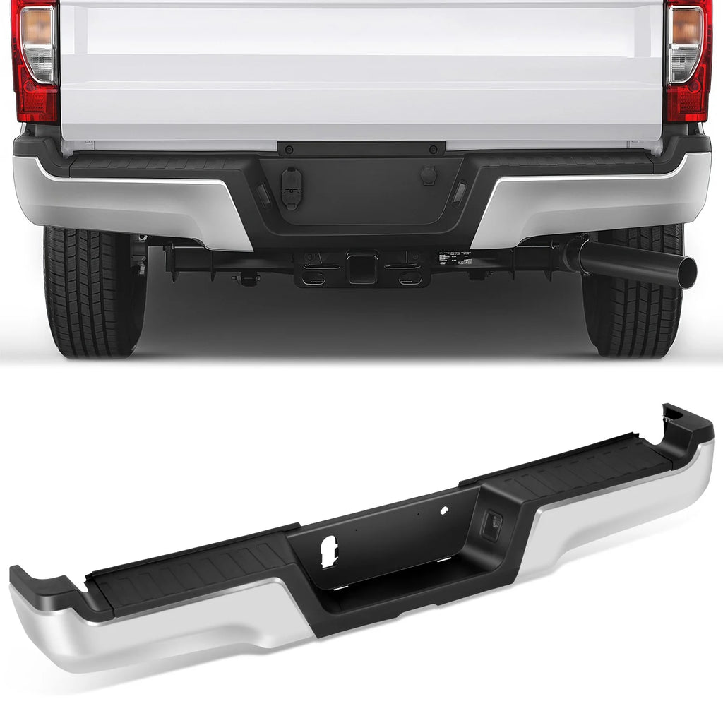 Rear Step Bumper W/License Plate Lamps  17-22 Ford F-250 F-350 Super Duty