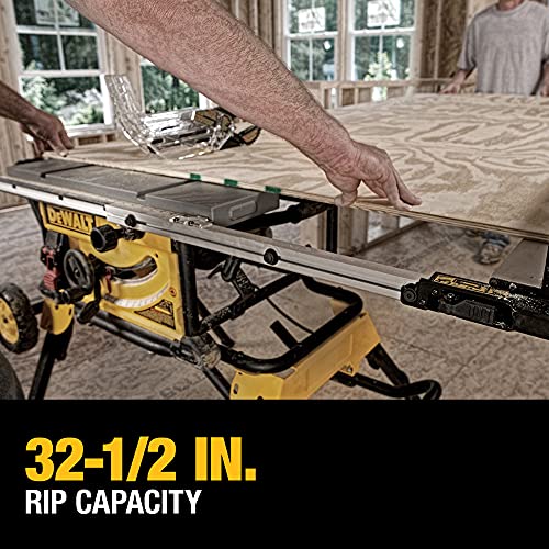 2026 DEWALT 10 Inch Table Saw, 32-1/2 Inch Rip Capacity, 15 Amp Motor, With Rolling