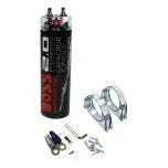 2026 12-inch car subwoofer with 1200W and 1100W amplifier including kit and capacitor