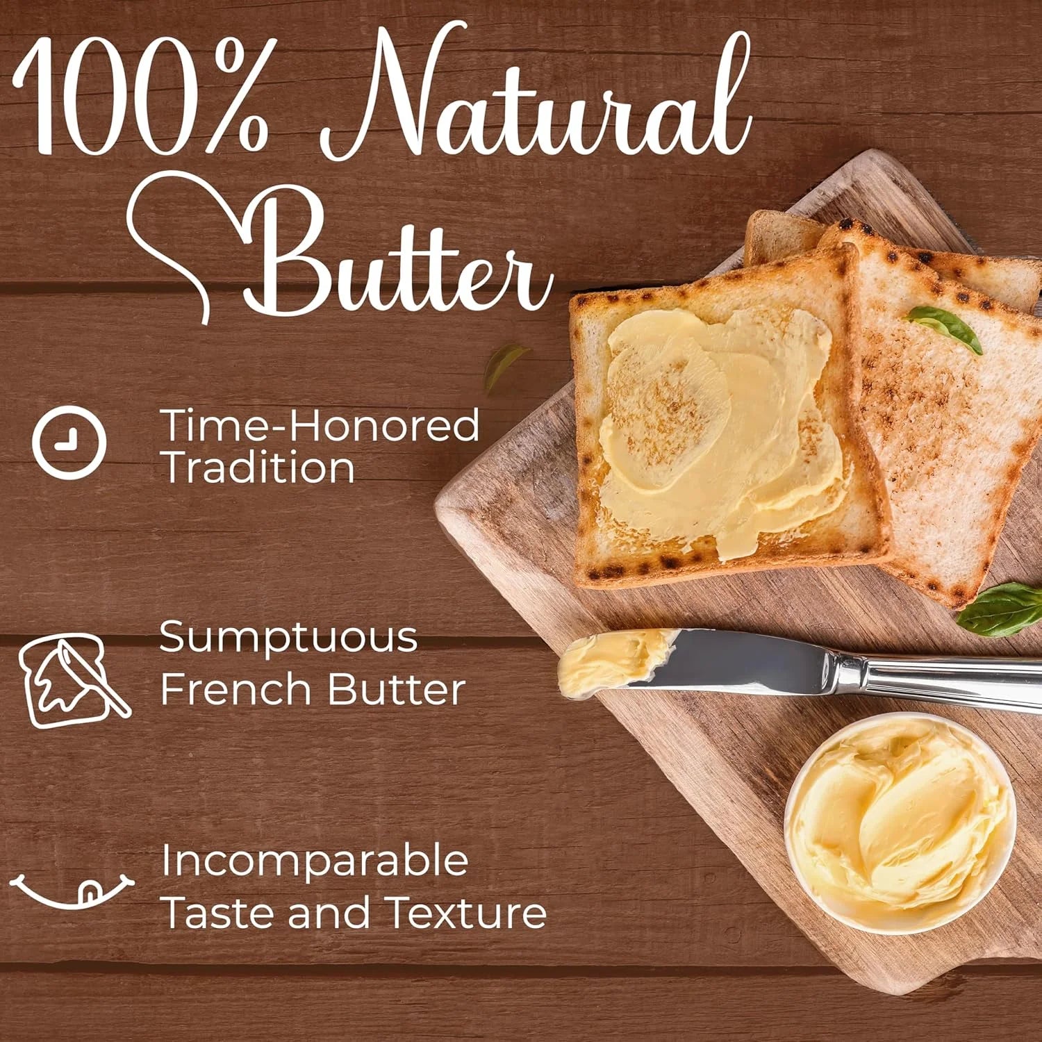 2026 Beurdell Canned French Butter �C 100% Natural Salted Pasteurized Real Butter | Long Shelf Life Emergency Survival Food | Great for Cooking, Baking, RV & Camping | Pull Top Lid | Pack of 24 | France