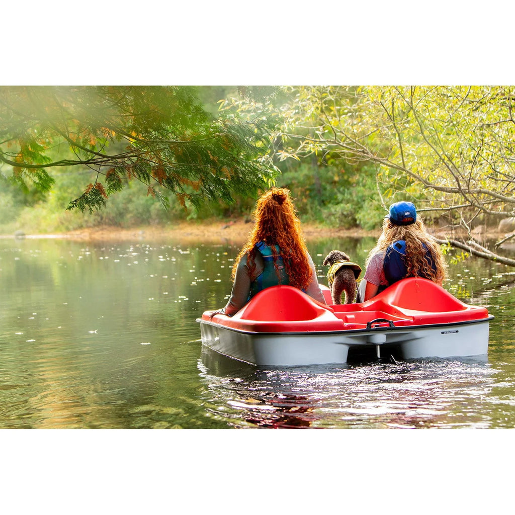 2026 Pelican Sport - PEDAL BOAT MONACO - Adjustable 5 Seat Pedal Boat, Red/White