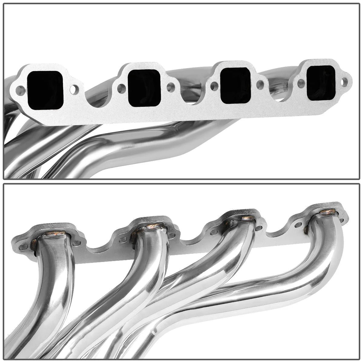 88-96 Ford F250 F350 7.5L V8 Mid Length 4-1 Exhaust Header - Stainless Steel