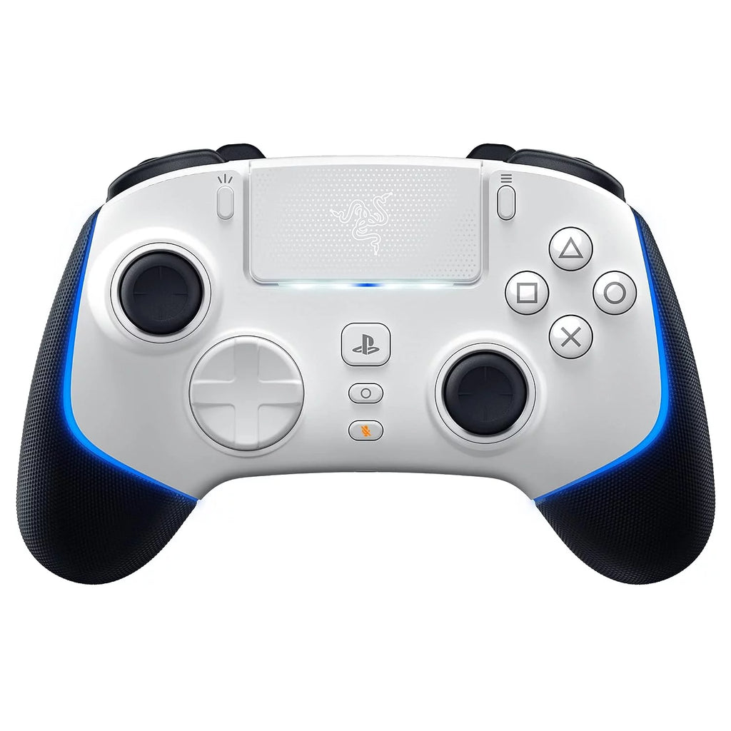 2026 Razer Wolverine V2 Pro Wireless Gaming Controller for PlayStation 5 / PS5 PC: HyperSpeed Wireless - Mecha-Tactile Action Buttons - 8-Way Microswitch D-Pad - 6 Remappable Buttons - Chroma RGB - White