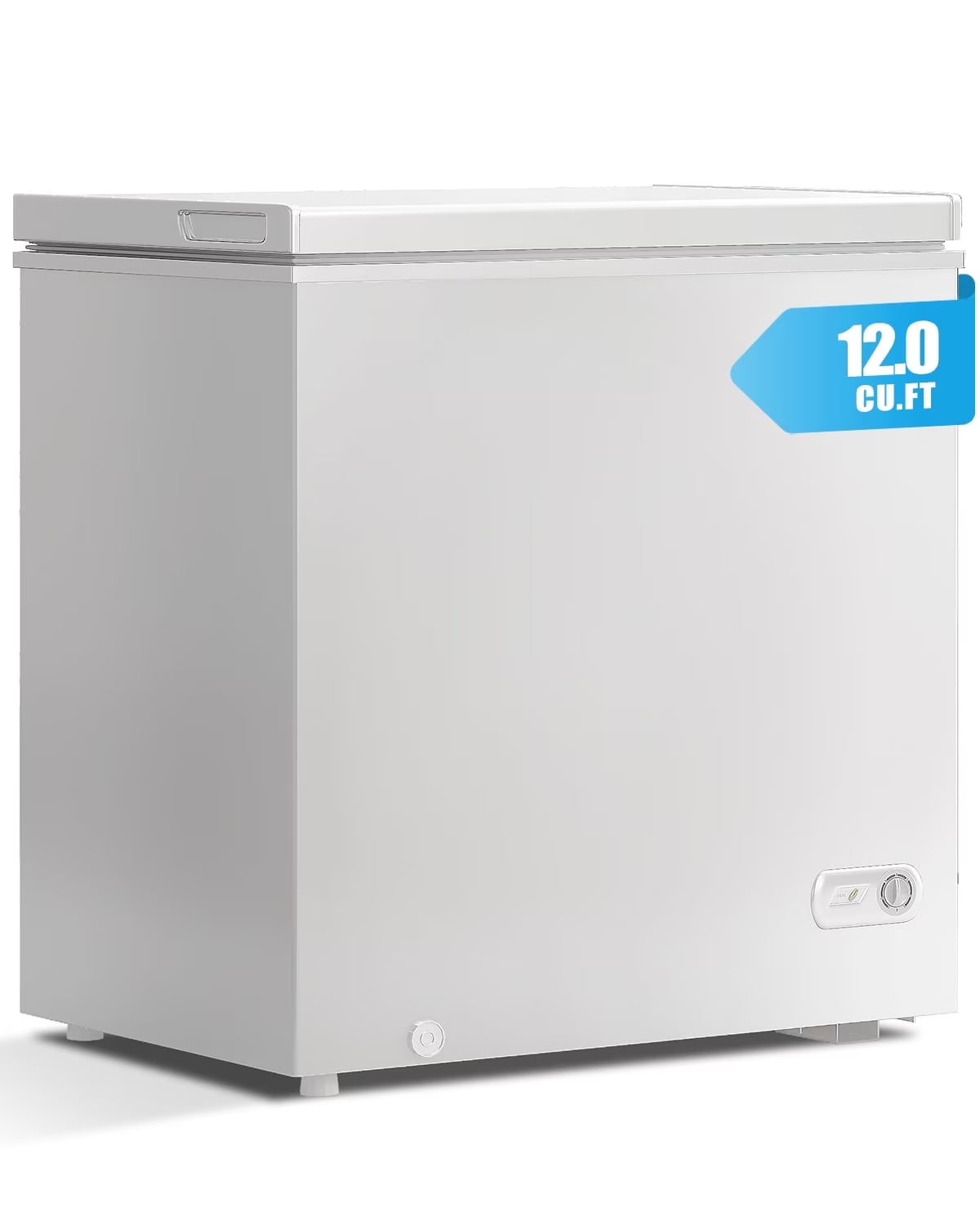 2026 DISHUP 10.0 Cu.Ft Chest Freezer, Deep Freezer with Removable Basket, Adjustable Temperature, for Home/Office/Garage/Bar