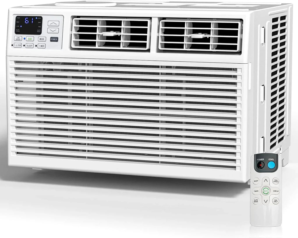 2026 Antarctic Star 12,000 BTU U-shaped window air conditioner, cools rooms up to 550 square feet with 6 modes, 24-hour timer, ultra-quiet window air conditioner