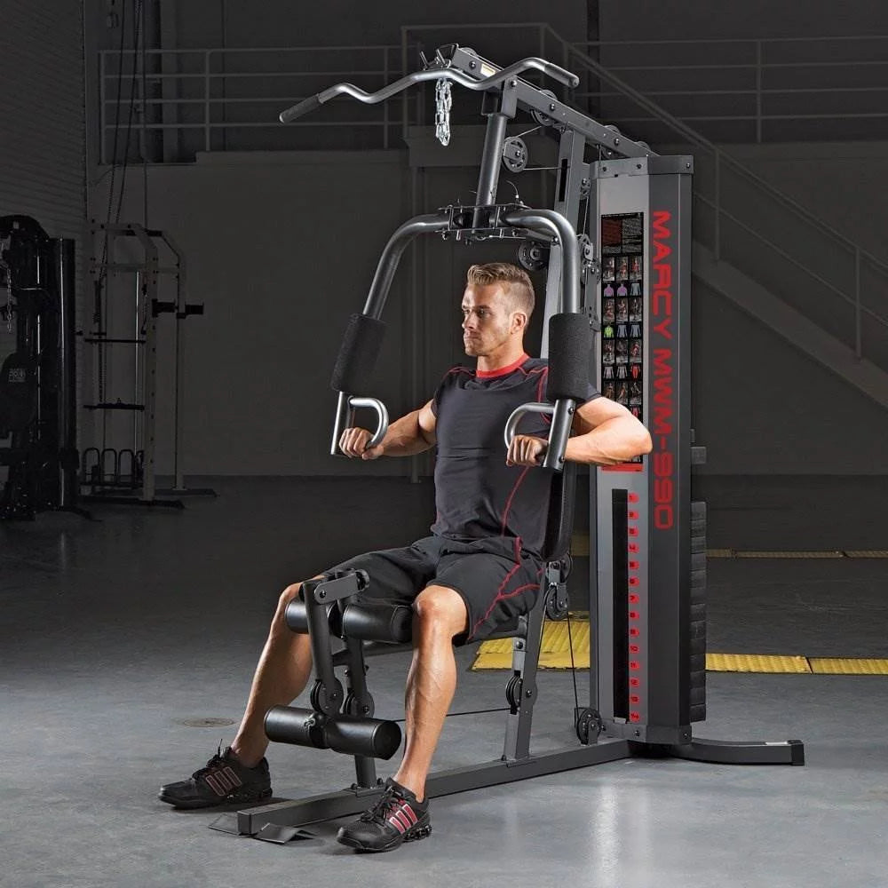 2026 Marcy Dual-Functioning Full Body 150lb Stack Home Gym Workout Machine MWM-990