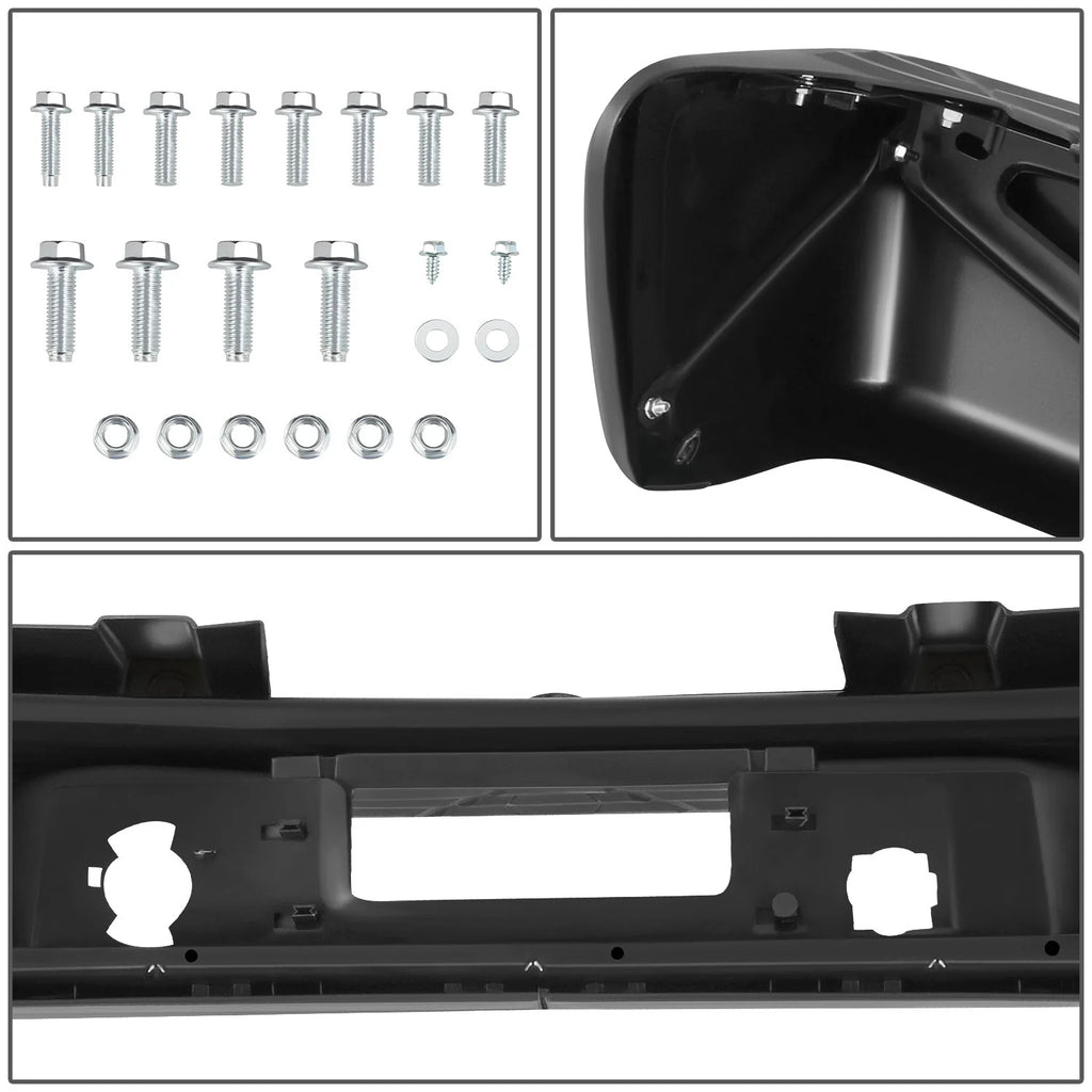 Rear Bumper w/o Parking Sensor Holes  07-13 Chevy/GMC Silverado Sierra 1500
