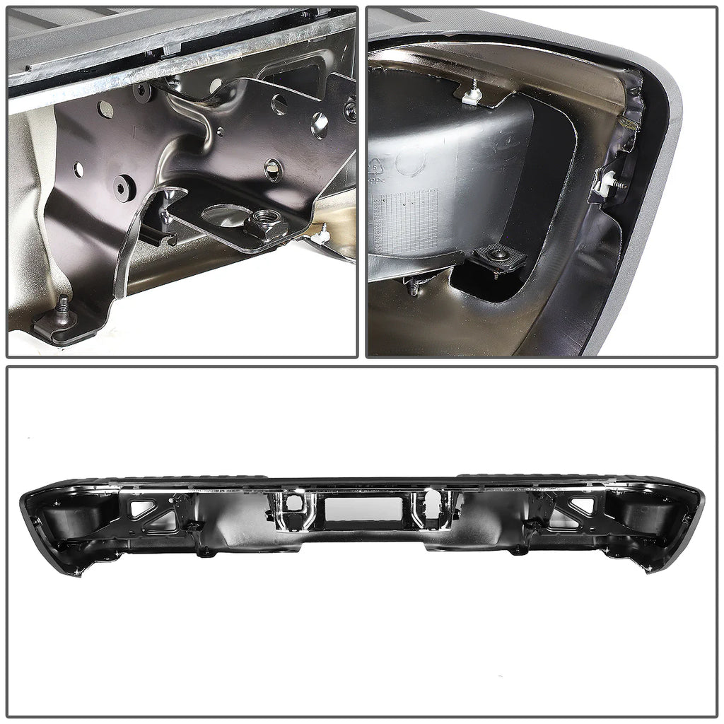 Rear Step Bumper w/o Parking Sensor Holes  14-18 Chevy Silverado GMC Sierra 1500