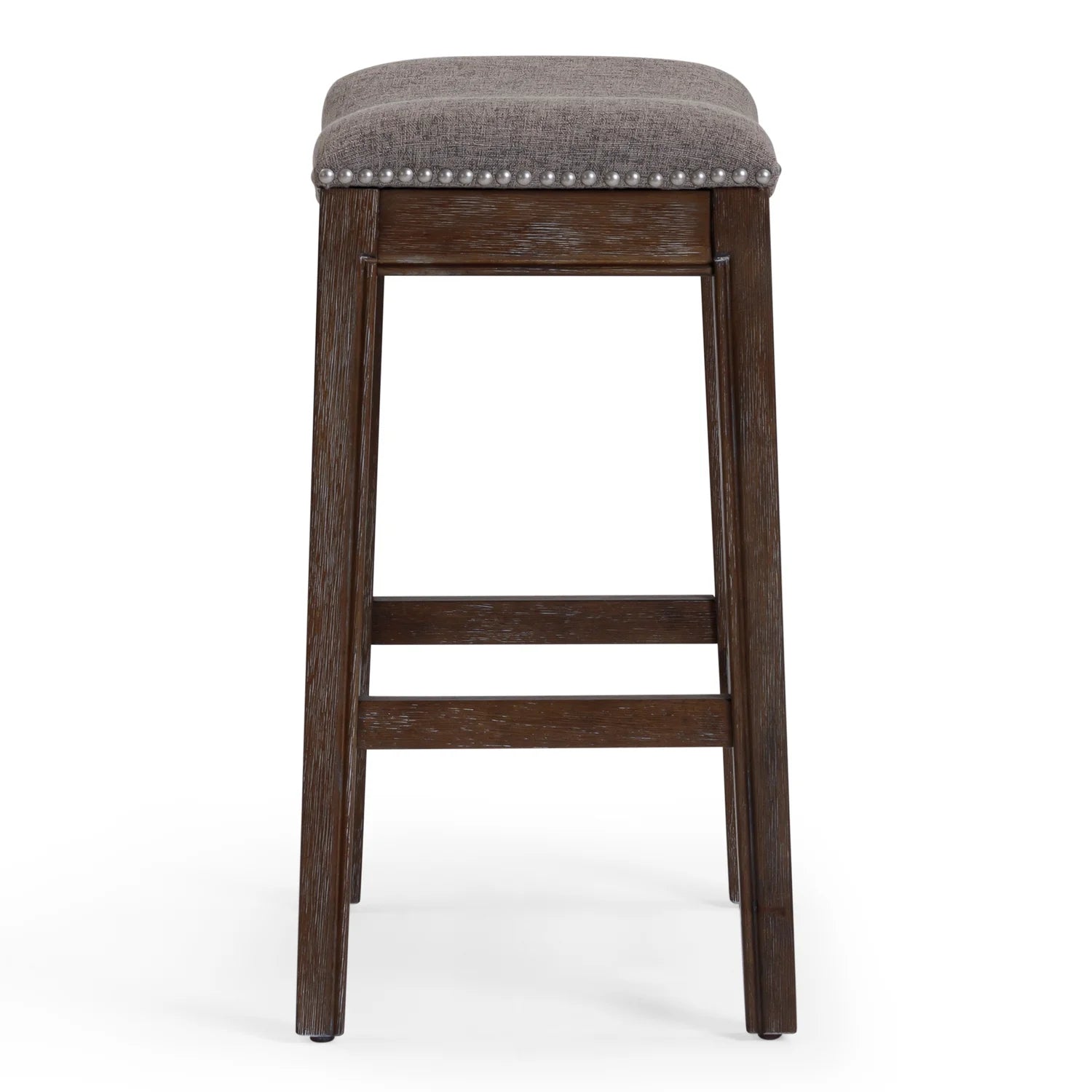 2026 New Ridge Home Goods 26" Saddle Wood Counter Height Stool Weathered Natural