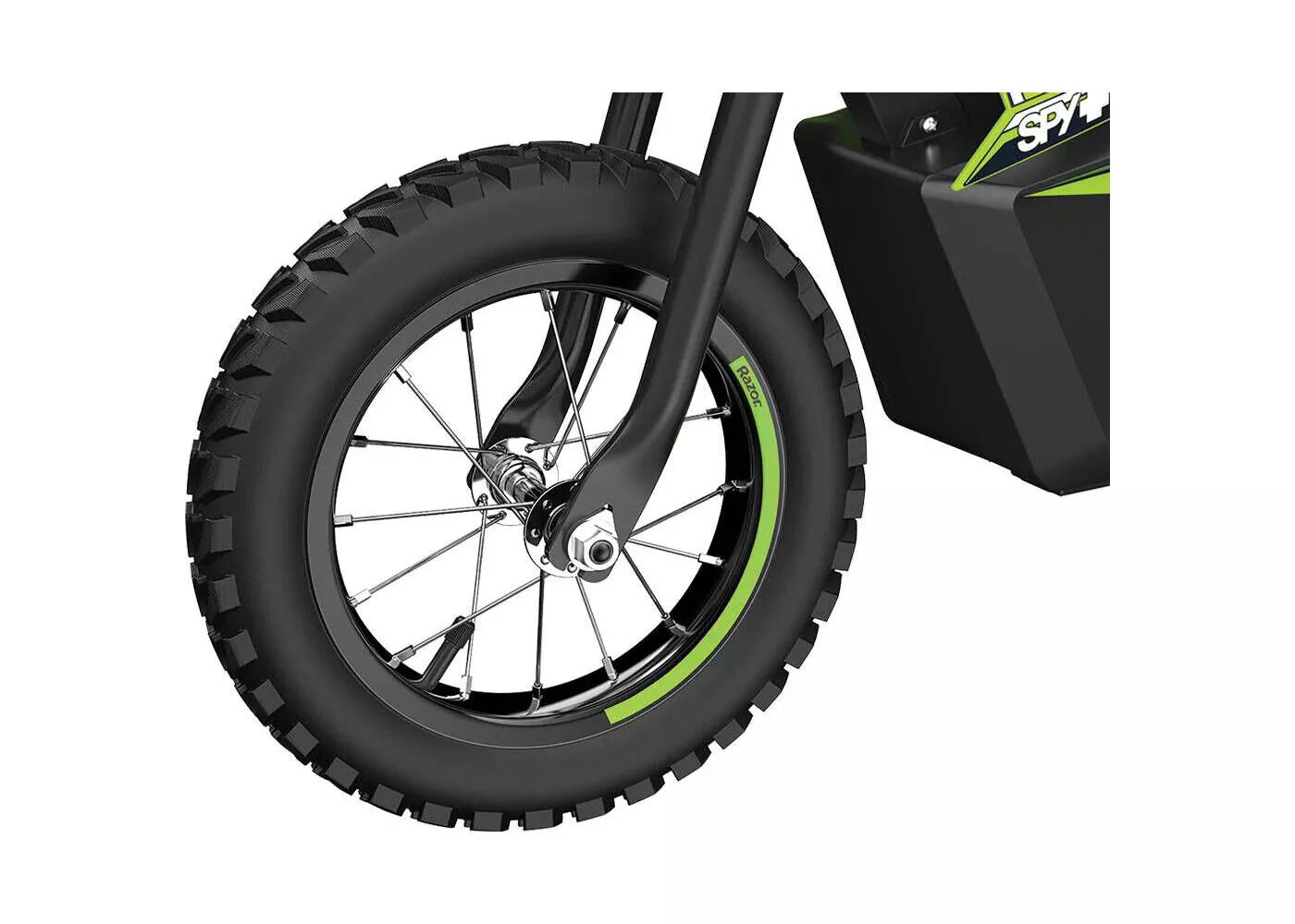 2026 Kid's Razor Dirt Rocket SX125 Electric-Powered Dirt Bike, Ages 7+, Green
