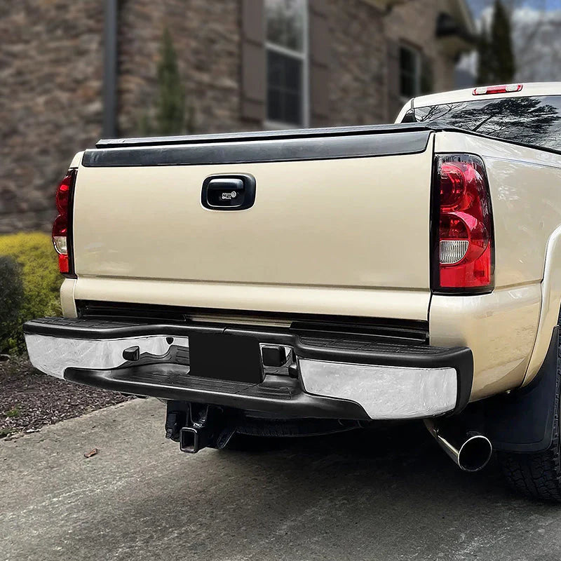 Rear Step Bumper w/o Parking Sensor Holes 01-07 Chevy Silverado GMC Sierra 2500HD 3500