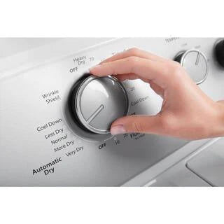 2026 Whirlpool 7.0 cubic foot (approx. 198 liters) clothes dryer, AutoDry™ system, Wrinkle Shield™, white