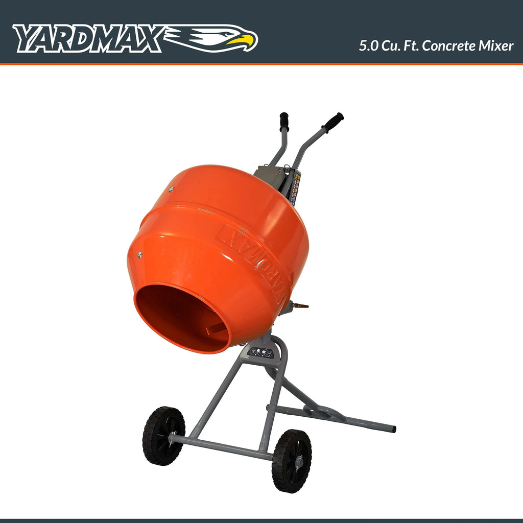 2026 YARDMAX YM0146 5.0 cu ft CONCRETE MIXER