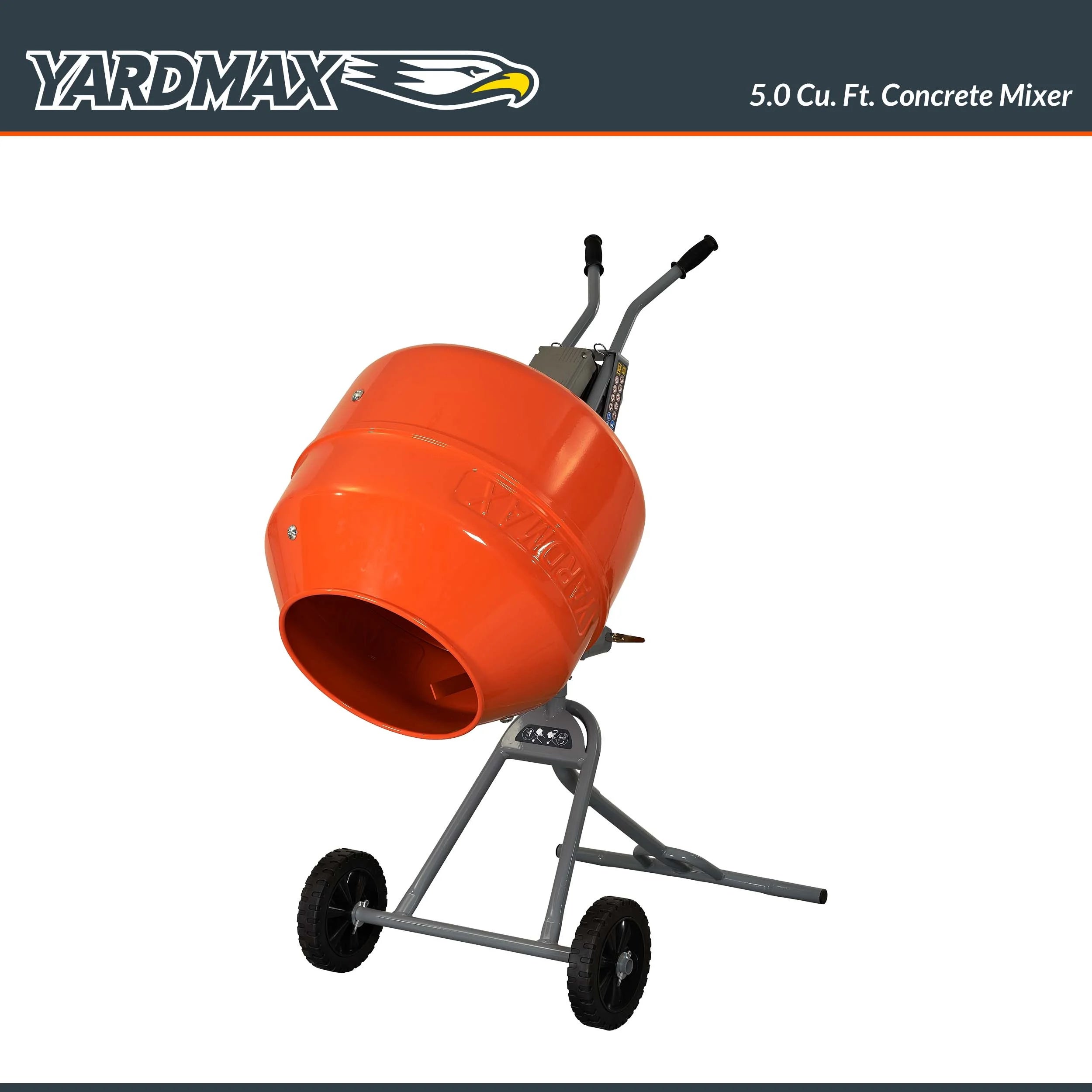 2026 YARDMAX YM0146 5.0 cu ft CONCRETE MIXER
