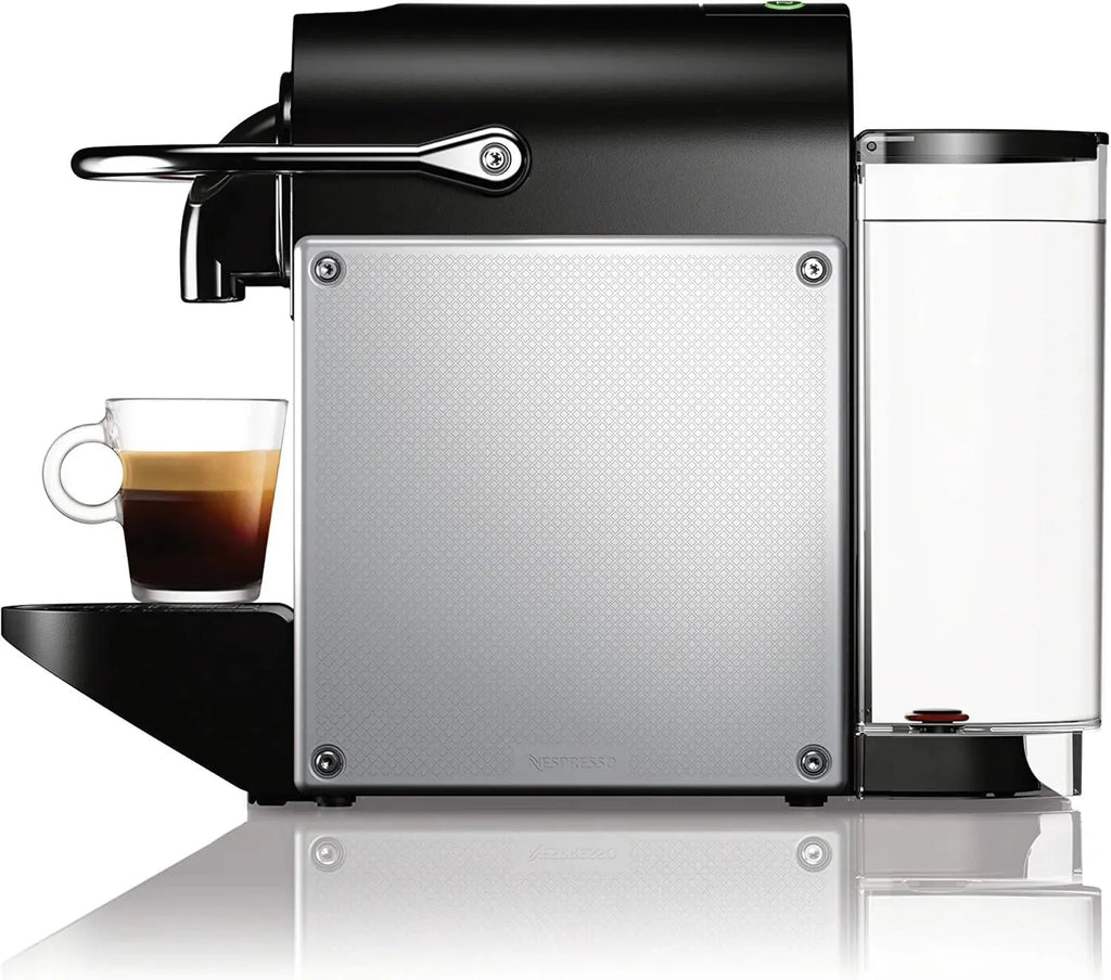 2026 Nespresso Pixie espresso machine by De’Longhi, 19-bar pump, compact aluminum design, silver, 1100 ml