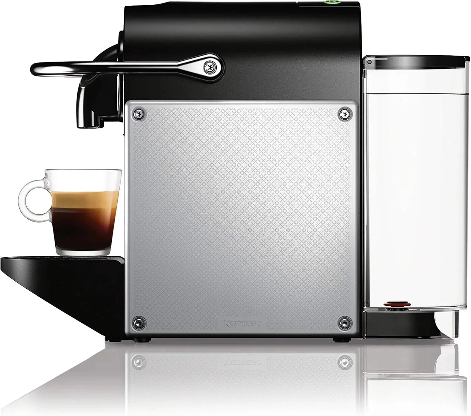 2026 Nespresso Pixie espresso machine by De’Longhi, 19-bar pump, compact aluminum design, silver, 1100 ml