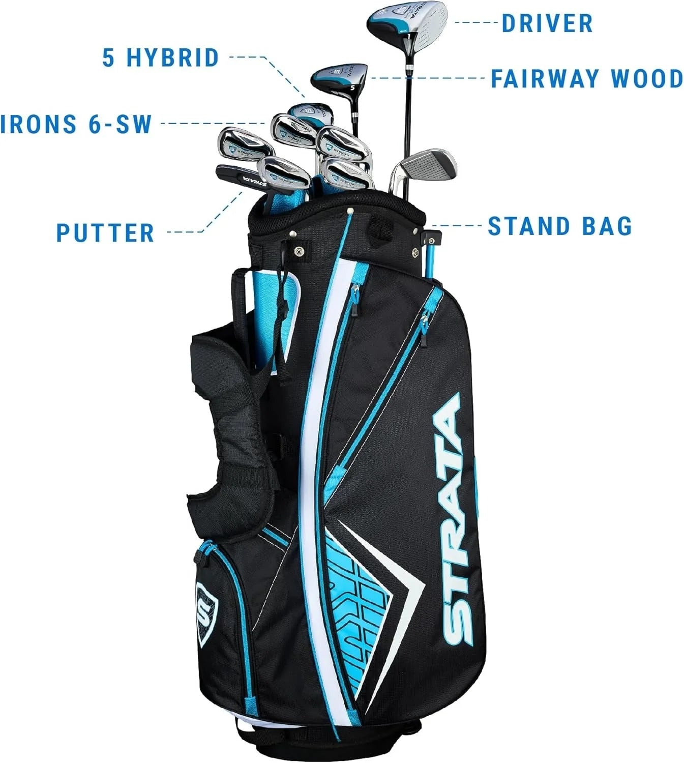 2026 Callaway Strata Women's Racket Set, Complete Set