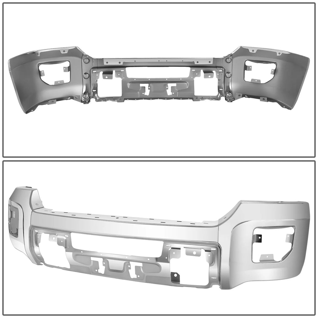 Modular Style Front Bumper w/o Parking Sensor Holes 15-19 GMC Sierra 2500 3500 HD