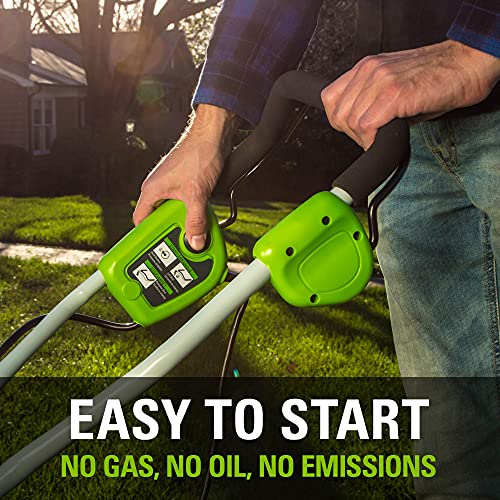 2026 Greenworks 10 Amp 14” Corded Electric Dethatcher (Stainless Steel Tines)
