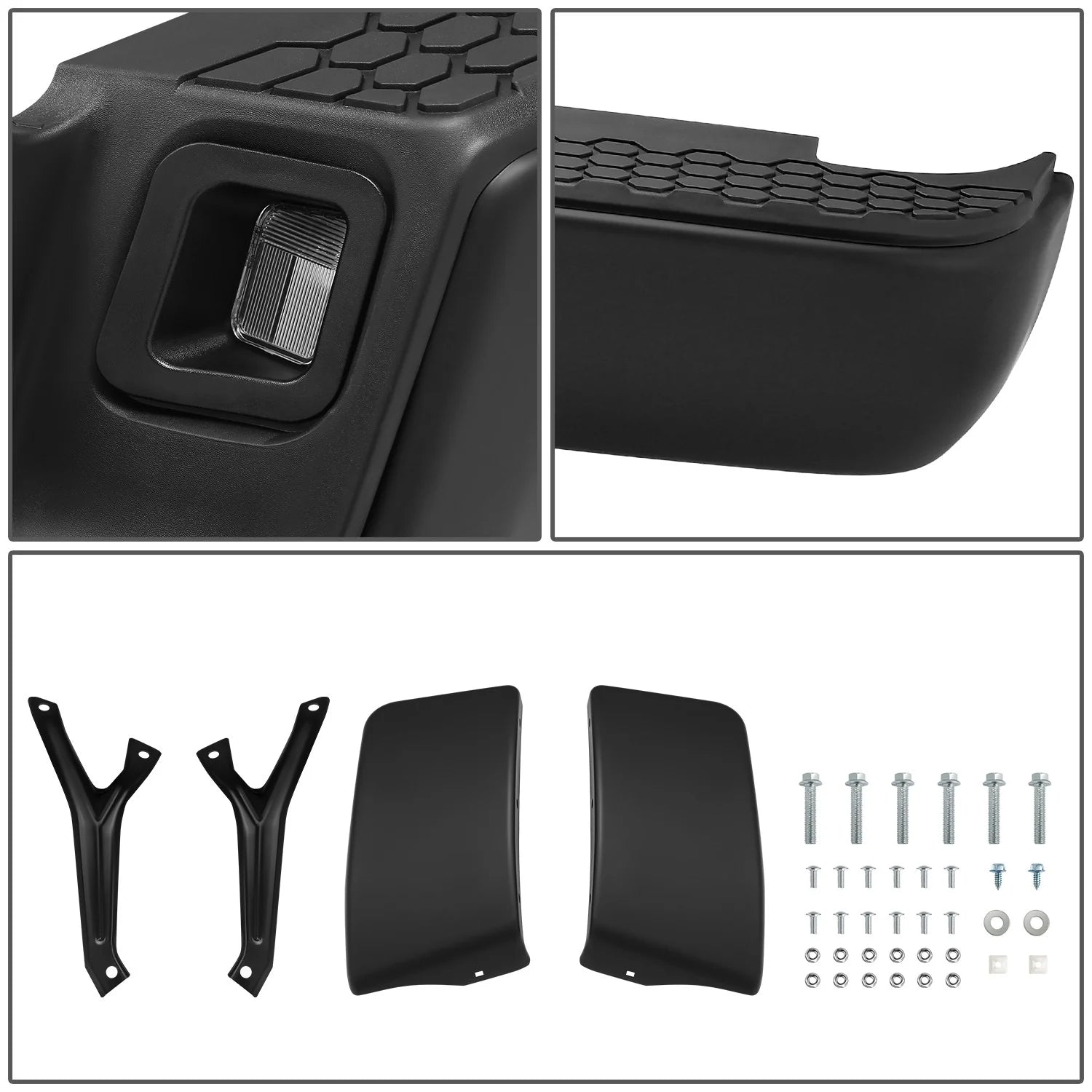 Modular Style Rear Step Bumper + License Plate Lights  09-19 Dodge/Ram 1500 2500 3500