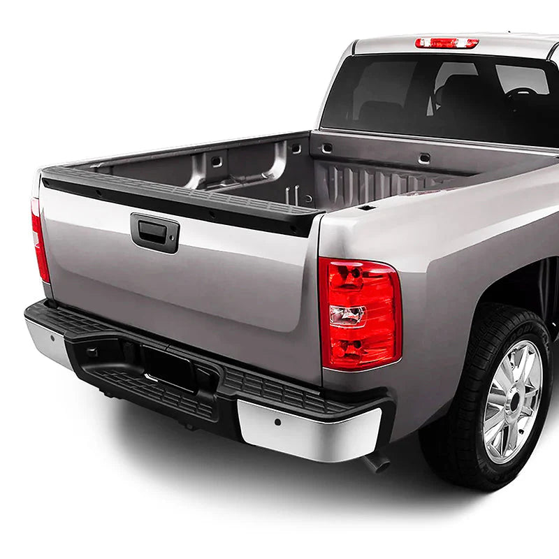 Rear Step Bumper w/Sensor Holes & Plate Lights  07-13 Chevy/GMC Silverado Sierra 1500