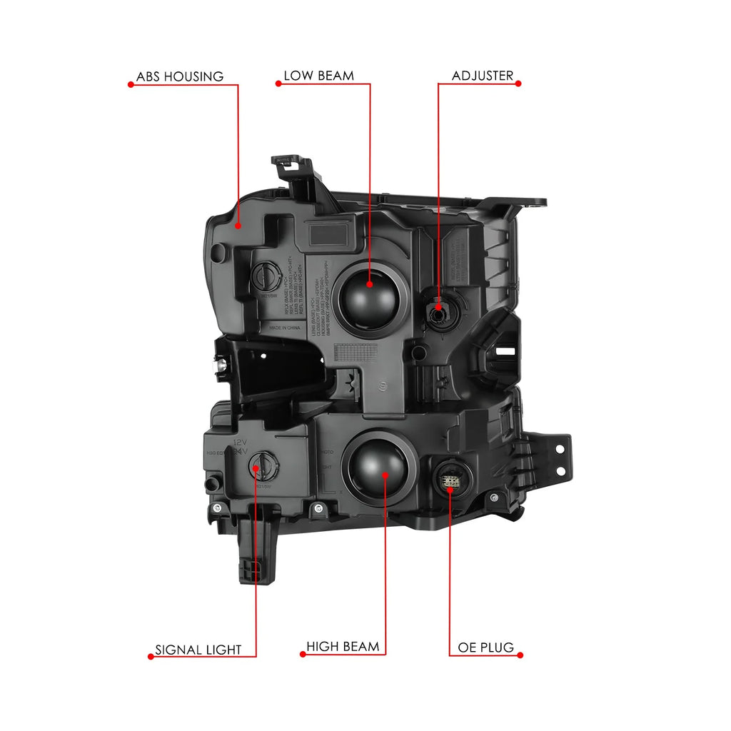 Factory Style Left Side Headlight19-21 Chevy Silverado 1500, 2022 LTD