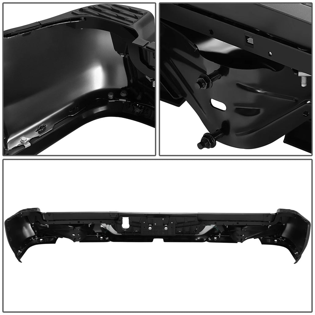 Rear Bumper W/ License Plate Lights  19-24 RAM 1500
