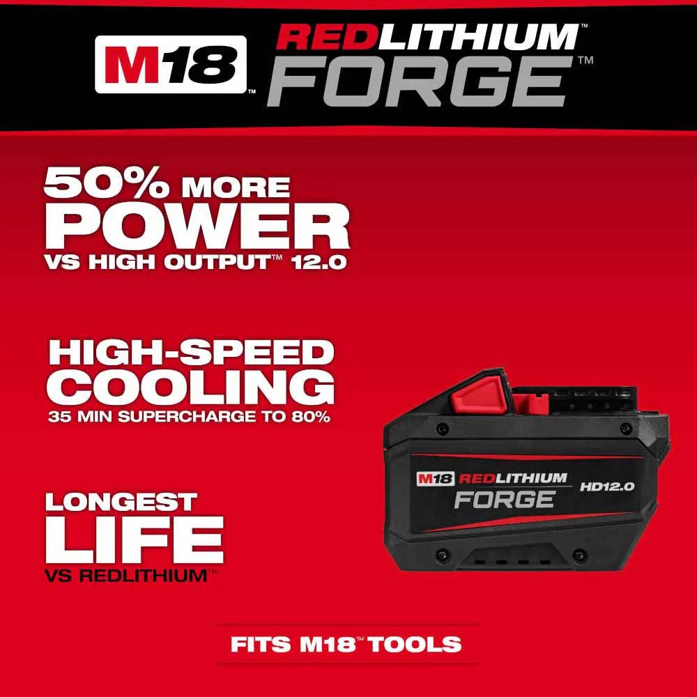 2026 Milwaukee 48-11-1813 M18 REDLITHIUM FORGE HD12.0 Battery Pack