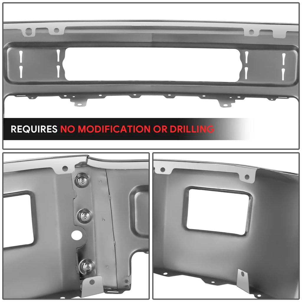 Modular Style Front Bumper w/ Parking Sensor Holes15-19 Chevy Silverado 2500 3500 HD