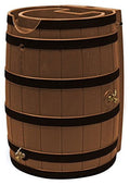 2026 Good Ideas Rain Wizard 65 Gallon Rain Barrel with Darkened Ribs - Terra Cotta