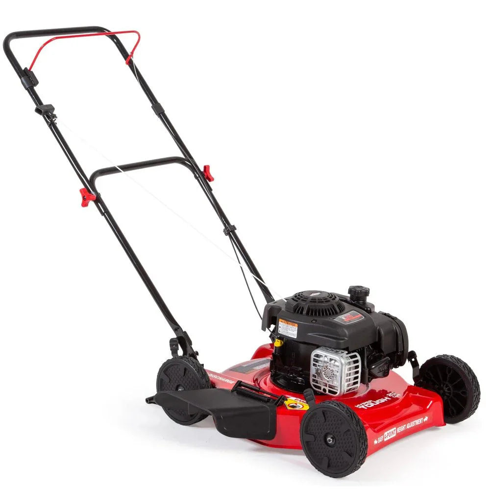 2026 20-inch petrol lawnmower with 125cc displacement and Briggs & Stratton engine