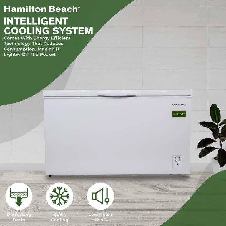 2026 Hamilton Beach 14 Cu. ft. Chest Freezer, HZ7941-3BCOM, White