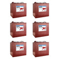 2026 6-Volt Golf Cart Batteries - Trojan Battery 6V/225Ah T-105 (6-Pack, 36V)