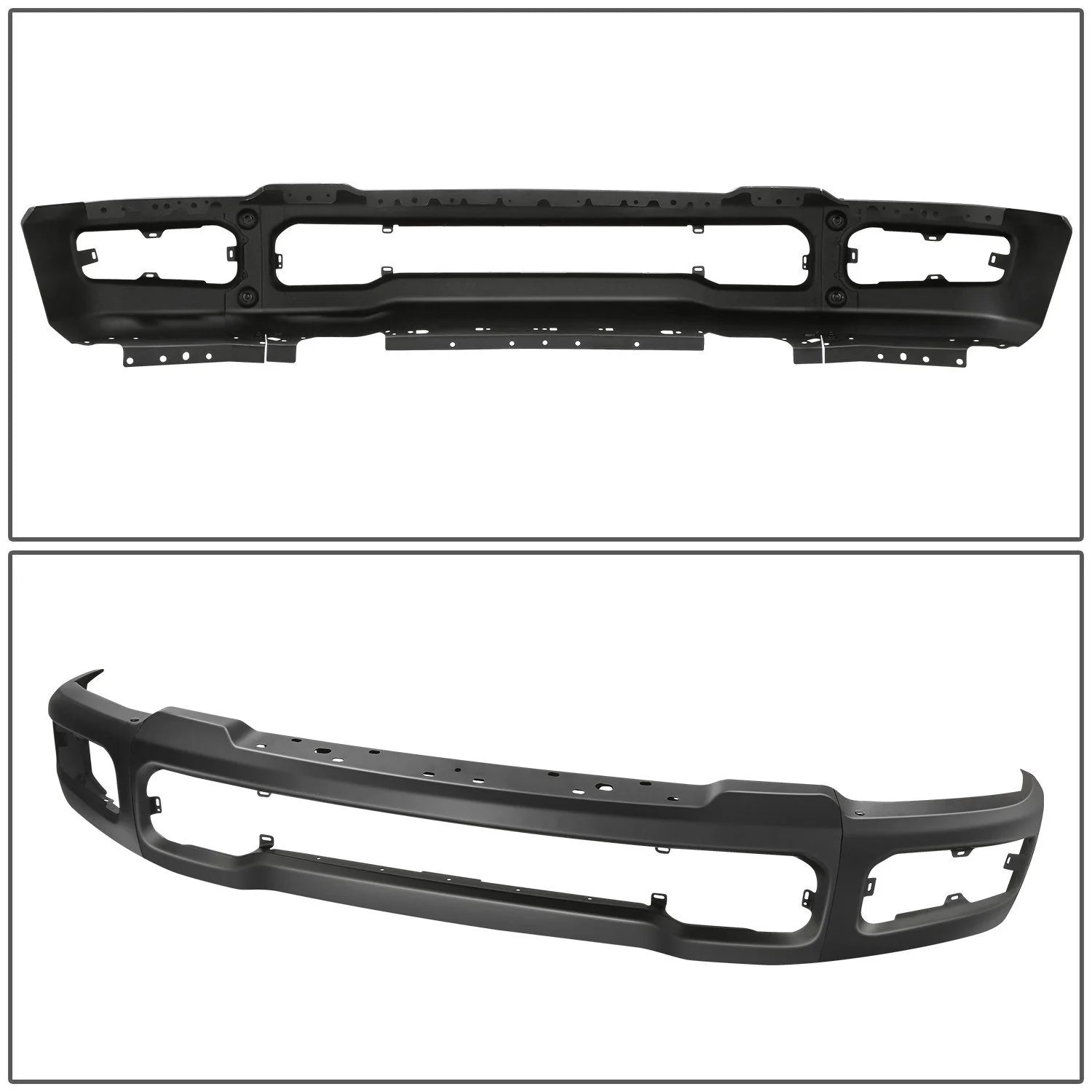 Modular Style Front Bumper w/ Parking Sensor Holes 23-26 Ford F-250 F-350 Super Duty
