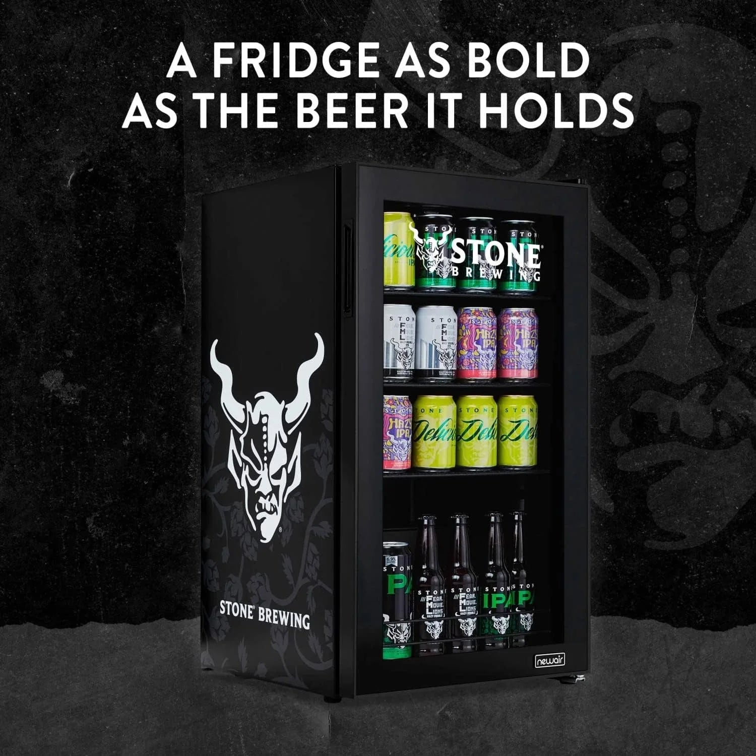 2026 Beverage Refrigerator Cooler | 126 Cans Free Standing with Right Hinge Glass Door | Mini Fridge Beverage Organizer Perfect For Beer, Wine, Soda, And Cooler Drinks