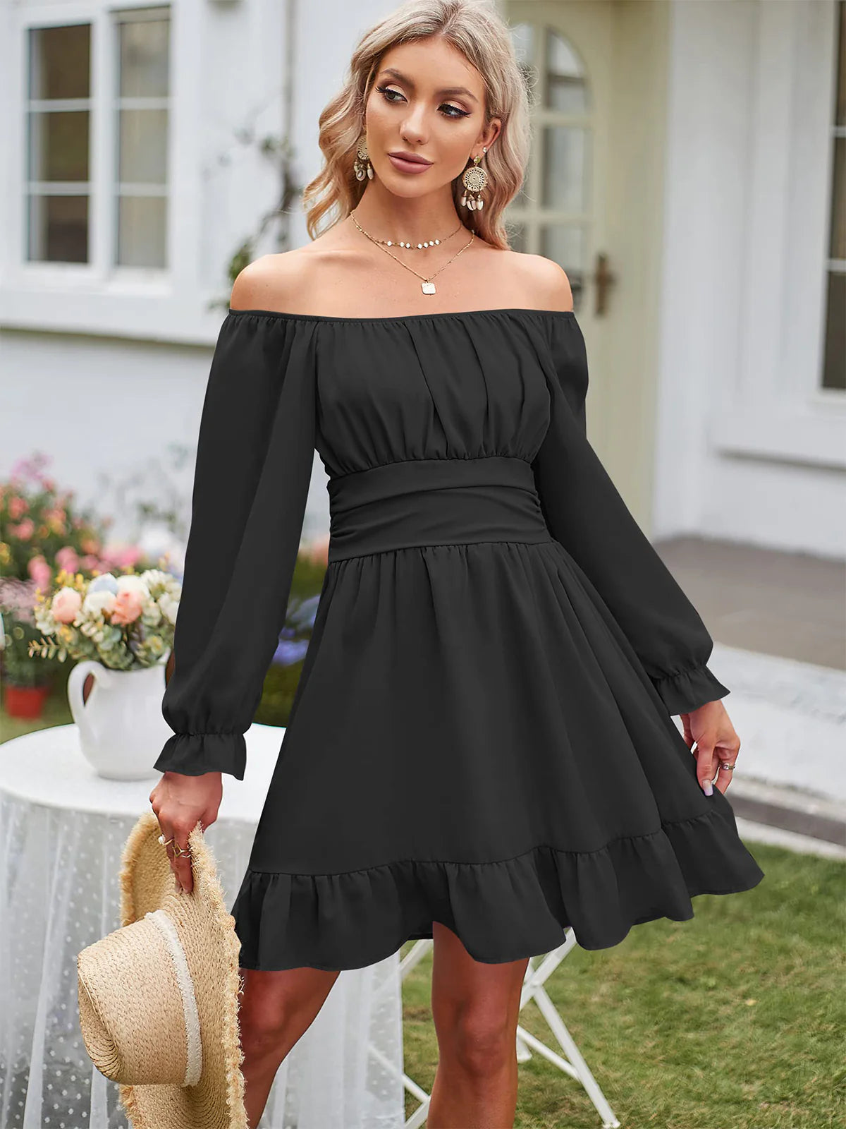 2026 Square Neck Strapless Homecoming Dress
