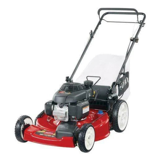 2026 Self-propelled petrol lawnmower, 22 inch, 170 cm³ OHV engine, high-wheel drive, rear-wheel drive, 3-in-1 function with height adjustment, including oil