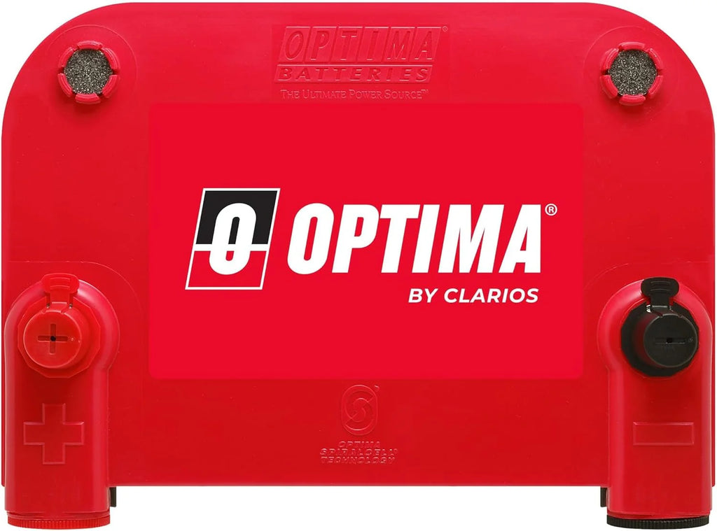 2026 OPTIMA RedTop AGM starter battery, 720 CCA, dual terminals