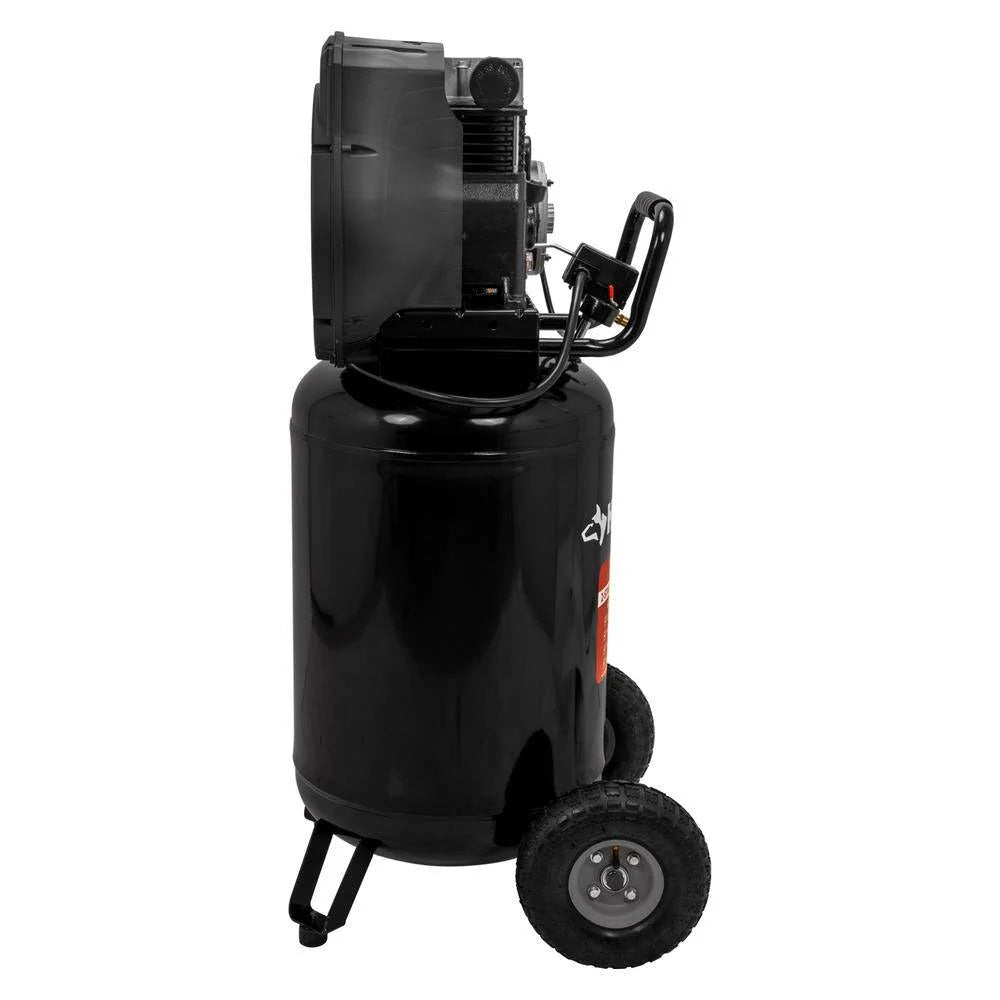2026 Husky 30-gallon compressor, 175 PSI, oil-lubricated belt drive, portable vertical electric air compressor C304H