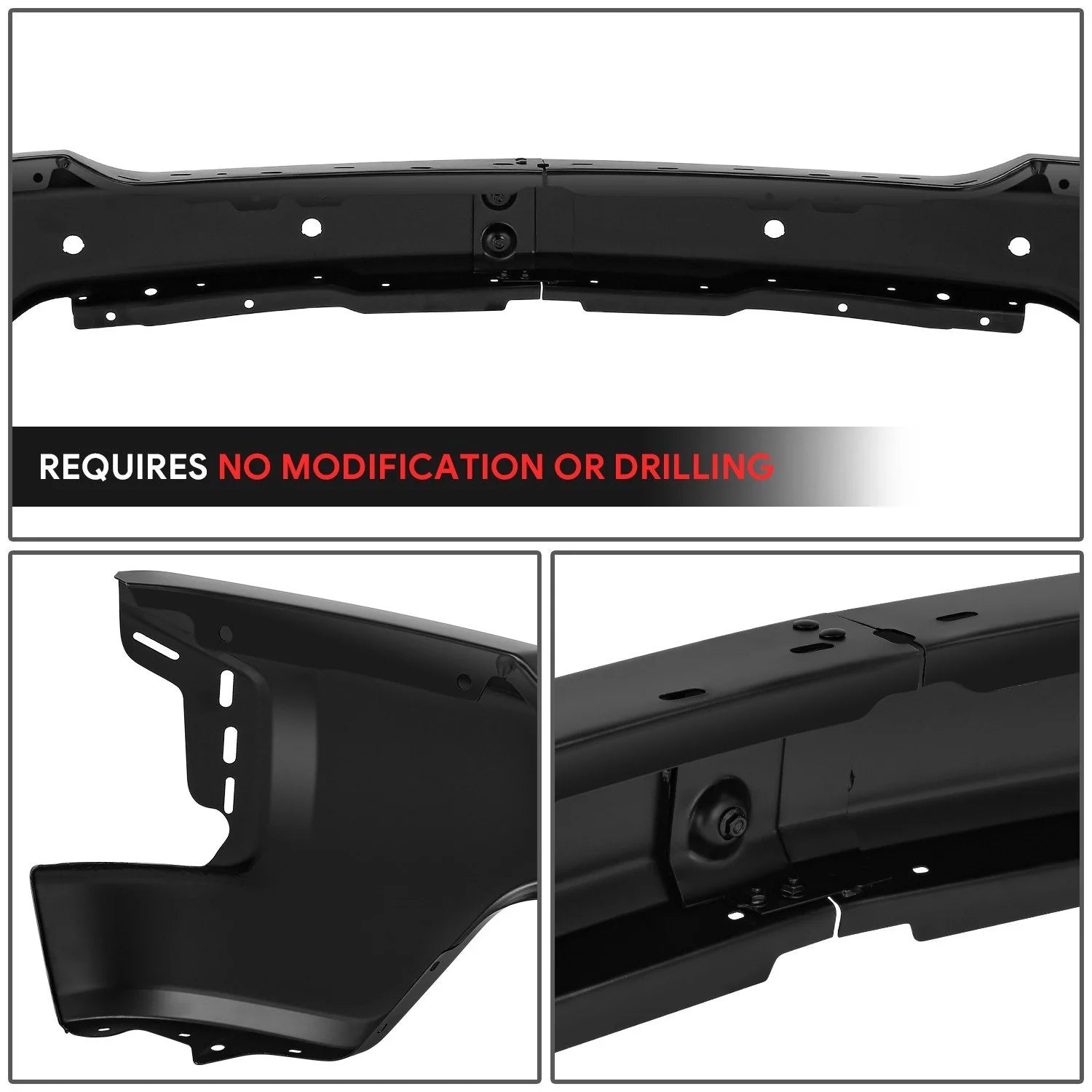 Modular Style Front Bumper w/ Parking Sensor Holes 19-21 Chevy Silverado 1500, 2022 LTD