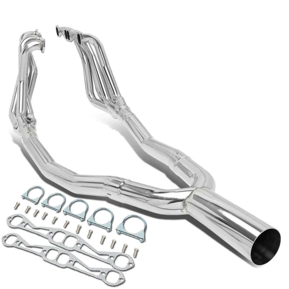 82-92 Chevy Camaro Pontiac Firebird V8 SBC AT Tri-Y Long Tube Exhaust Header - Stainless Steel