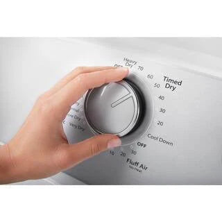2026 Whirlpool 7.0 cubic foot (approx. 198 liters) clothes dryer, AutoDry™ system, Wrinkle Shield™, white