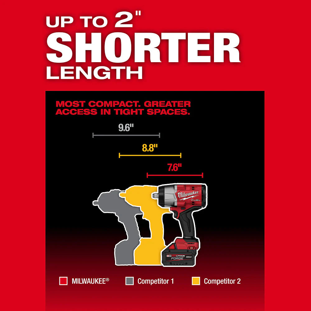 2026 Milwaukee 2967-20 - M18 FUEL™ 1/2" High Torque Impact Wrench w/ Friction Ring
