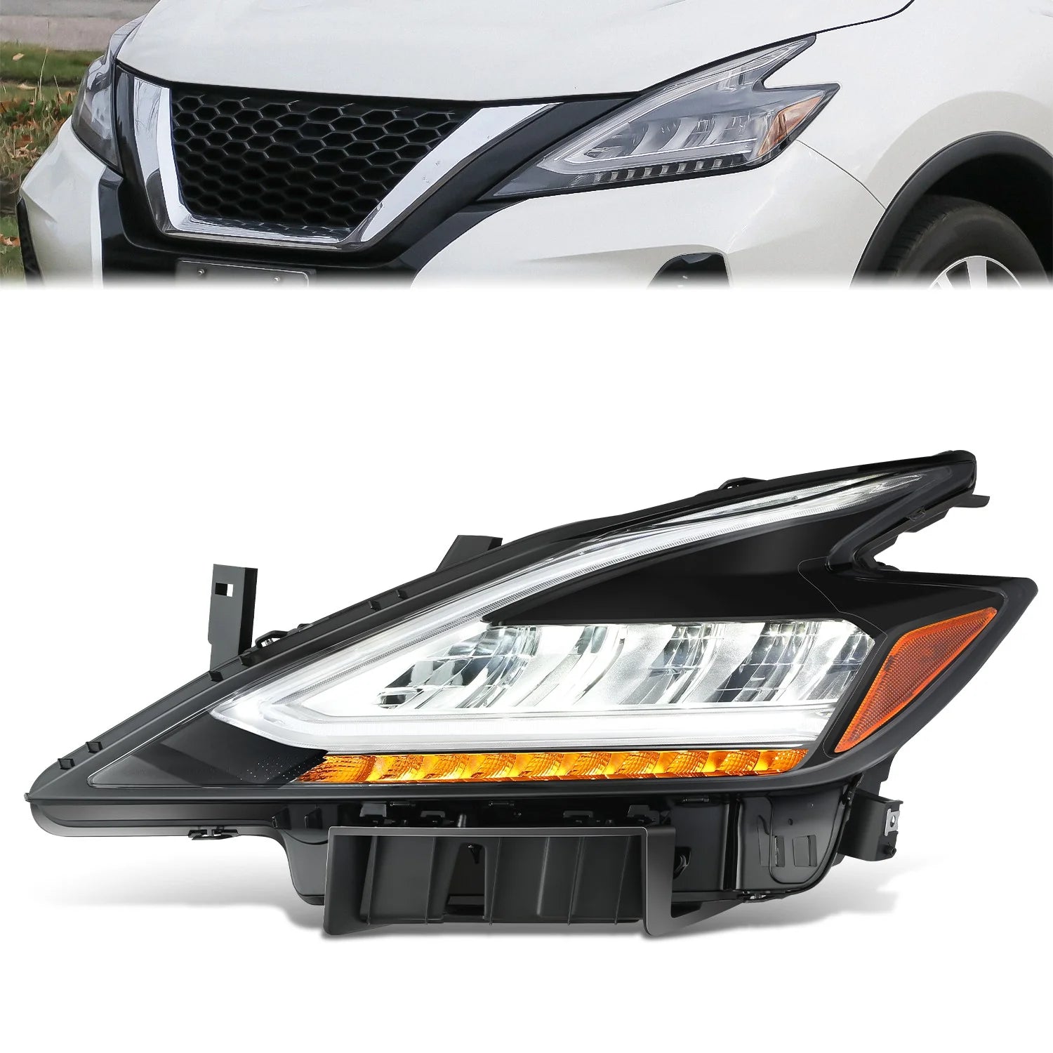 Factory Style Left Side Headlight19-21 Nissan Murano